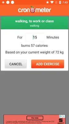 cronometer android App screenshot 0